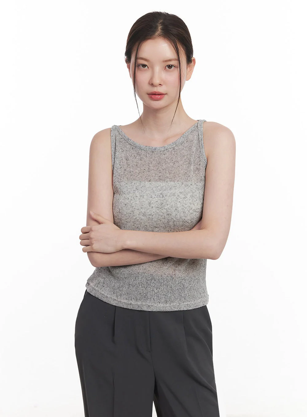 Sheer Knit Tank Top IY509 - Image 7