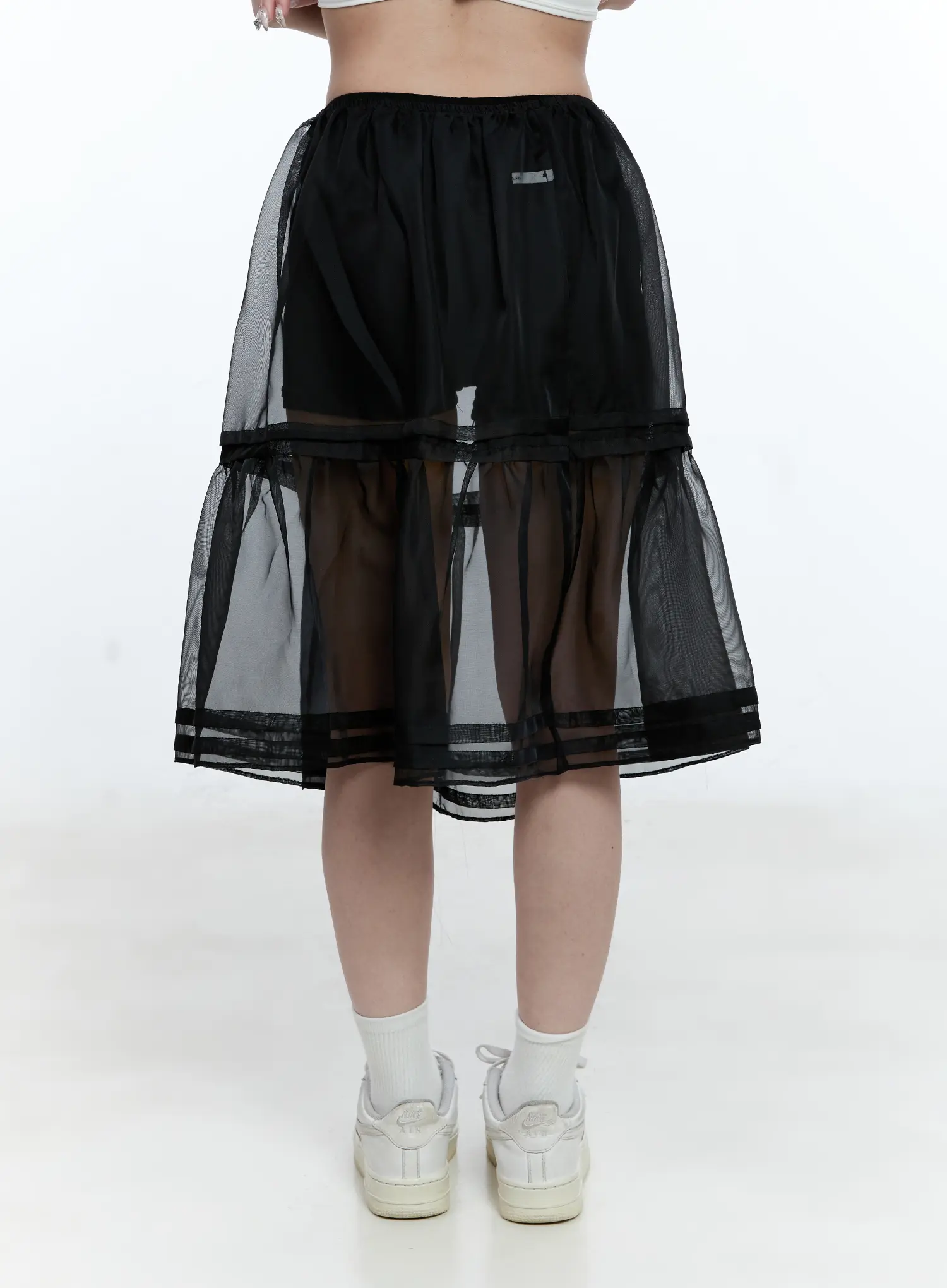 Sheer Layered Midi Skirt CG507 - Image 6