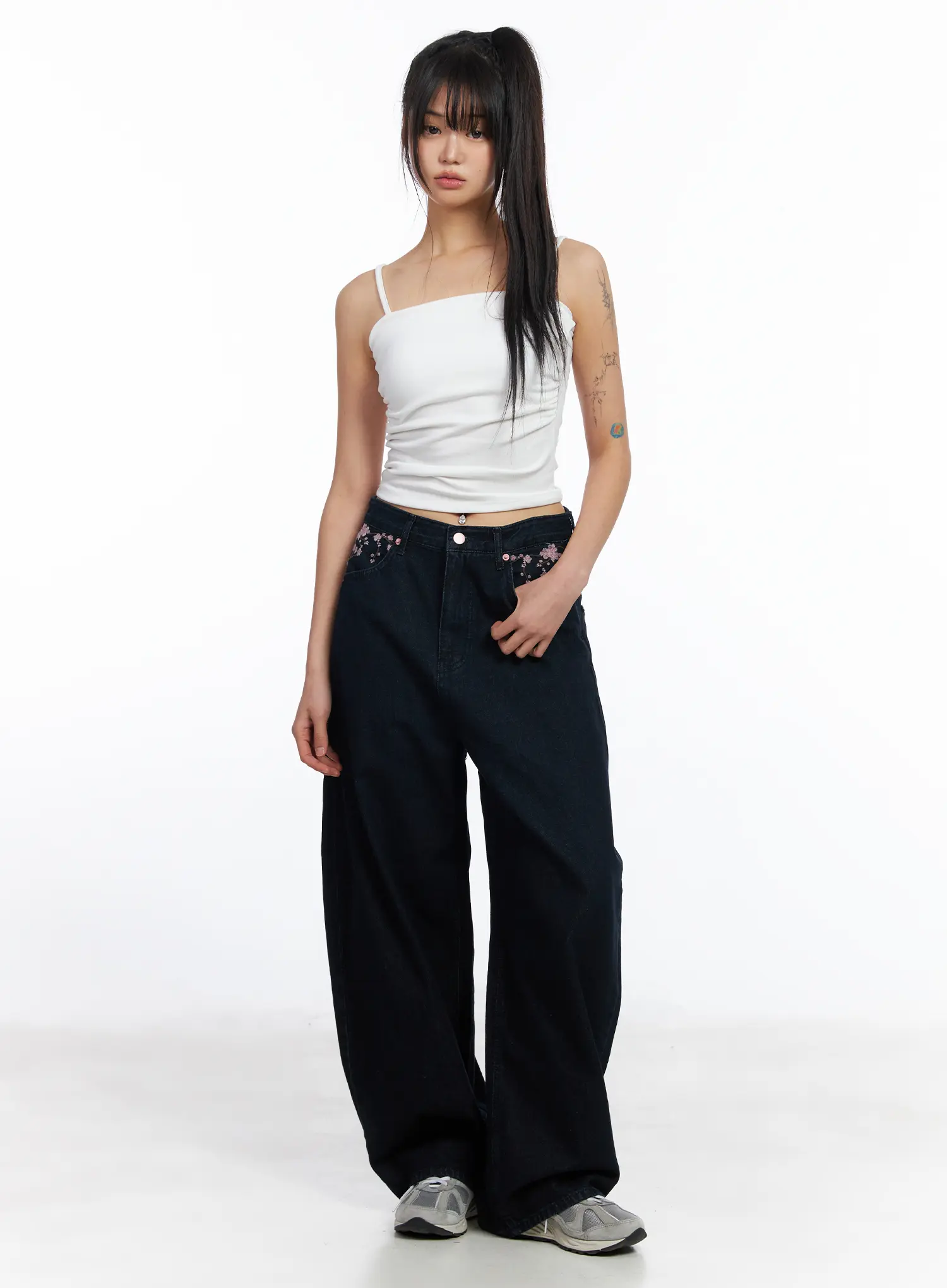 Shirred Basic Tank Top CF504 - Image 3