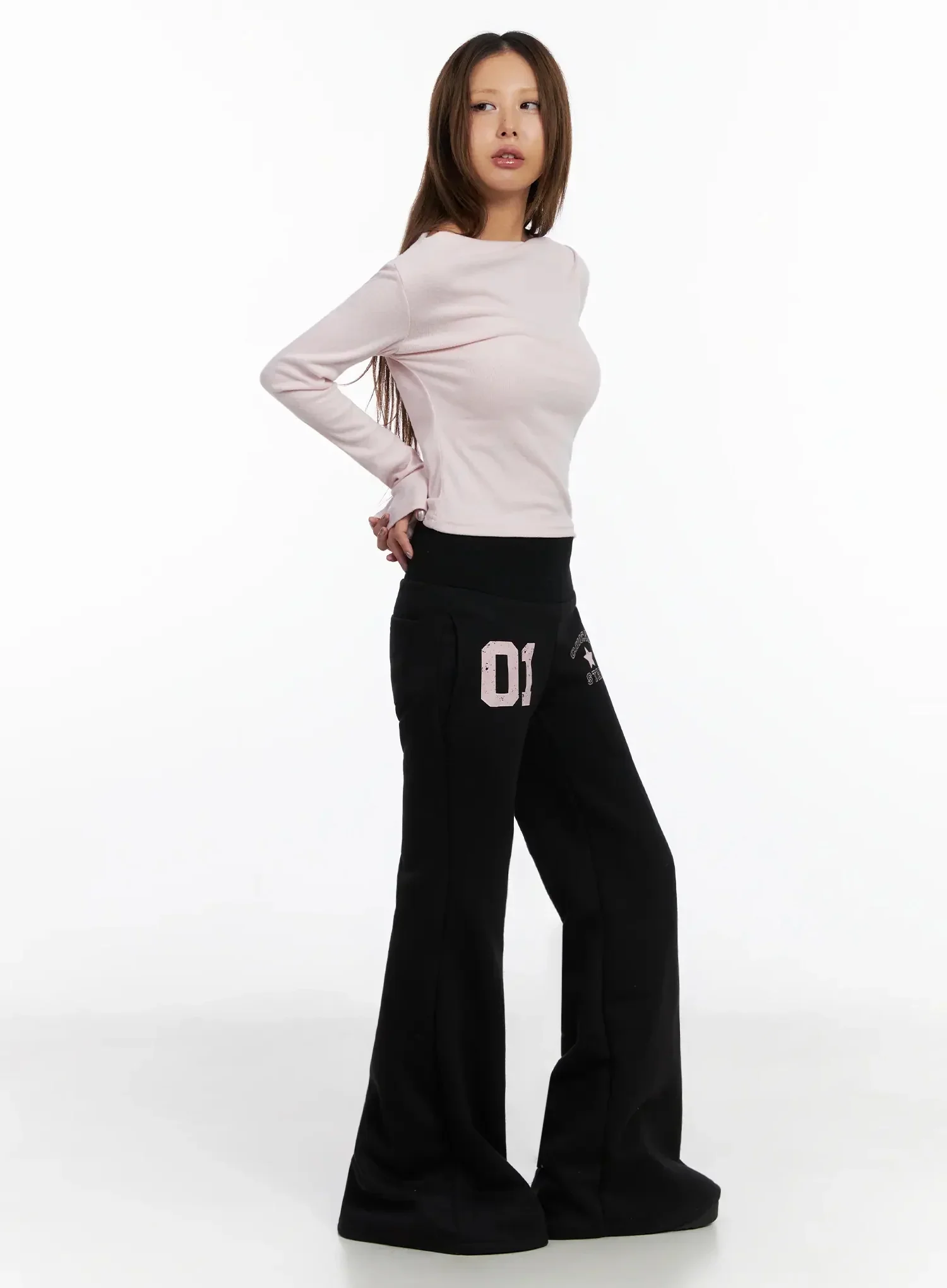 Shirred Boat Neck Top IN528 - Image 8