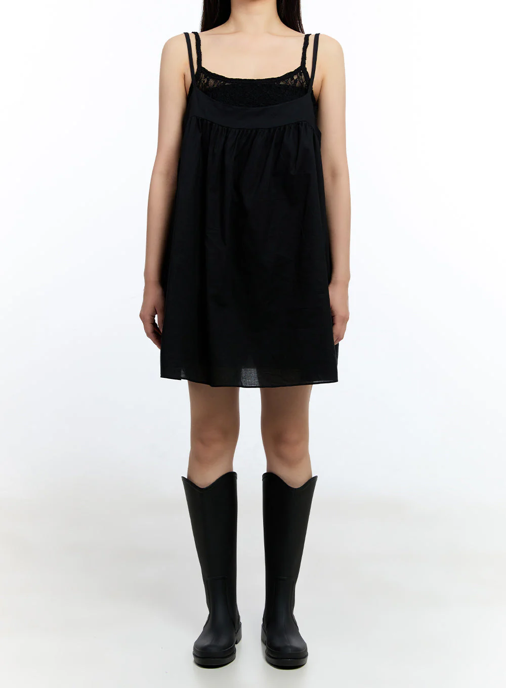 Shirred Cami Mini Dress IU503 - Image 10
