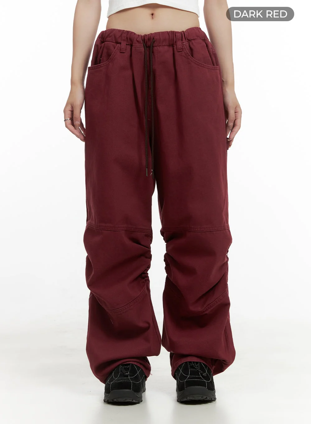 Shirred Cotton Banded Pants (UNISEX) CG420 - Image 10