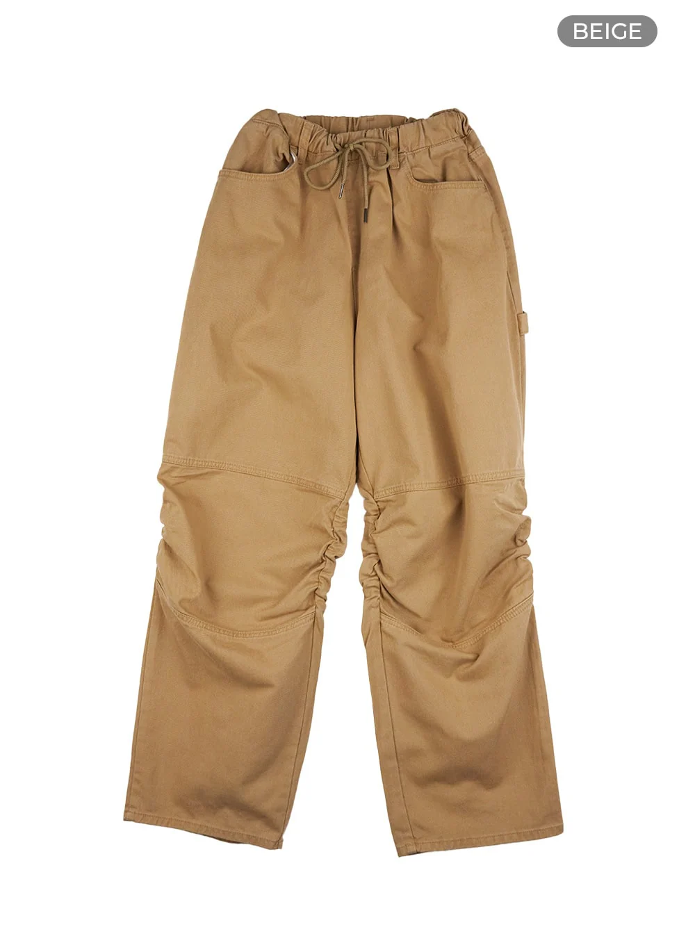Shirred Cotton Banded Pants (UNISEX) CG420 - Image 12