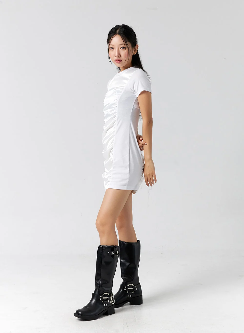 Short Sleeve Mini Dress CG304 - Image 8