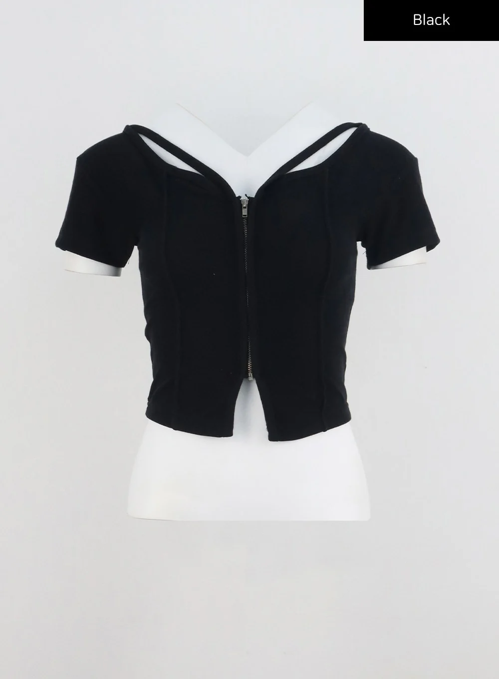 Short Sleeve Zip-Up CL314 - Image 17