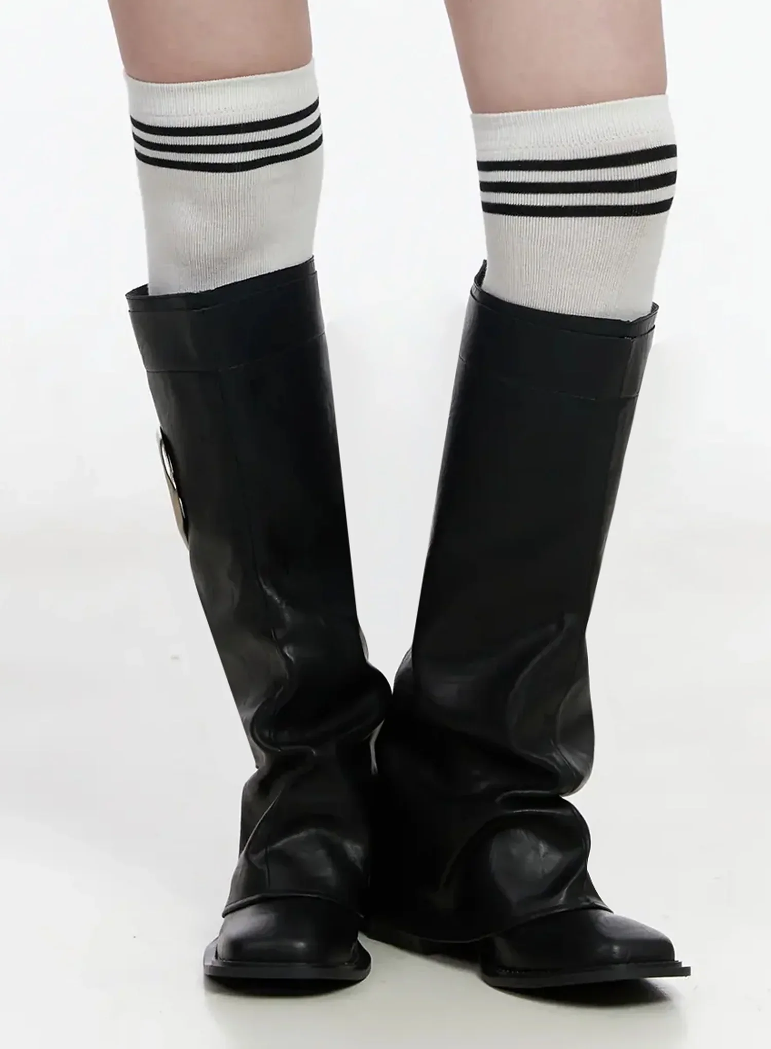 Side Cutout Knee-High Boots IJ528 - Image 4