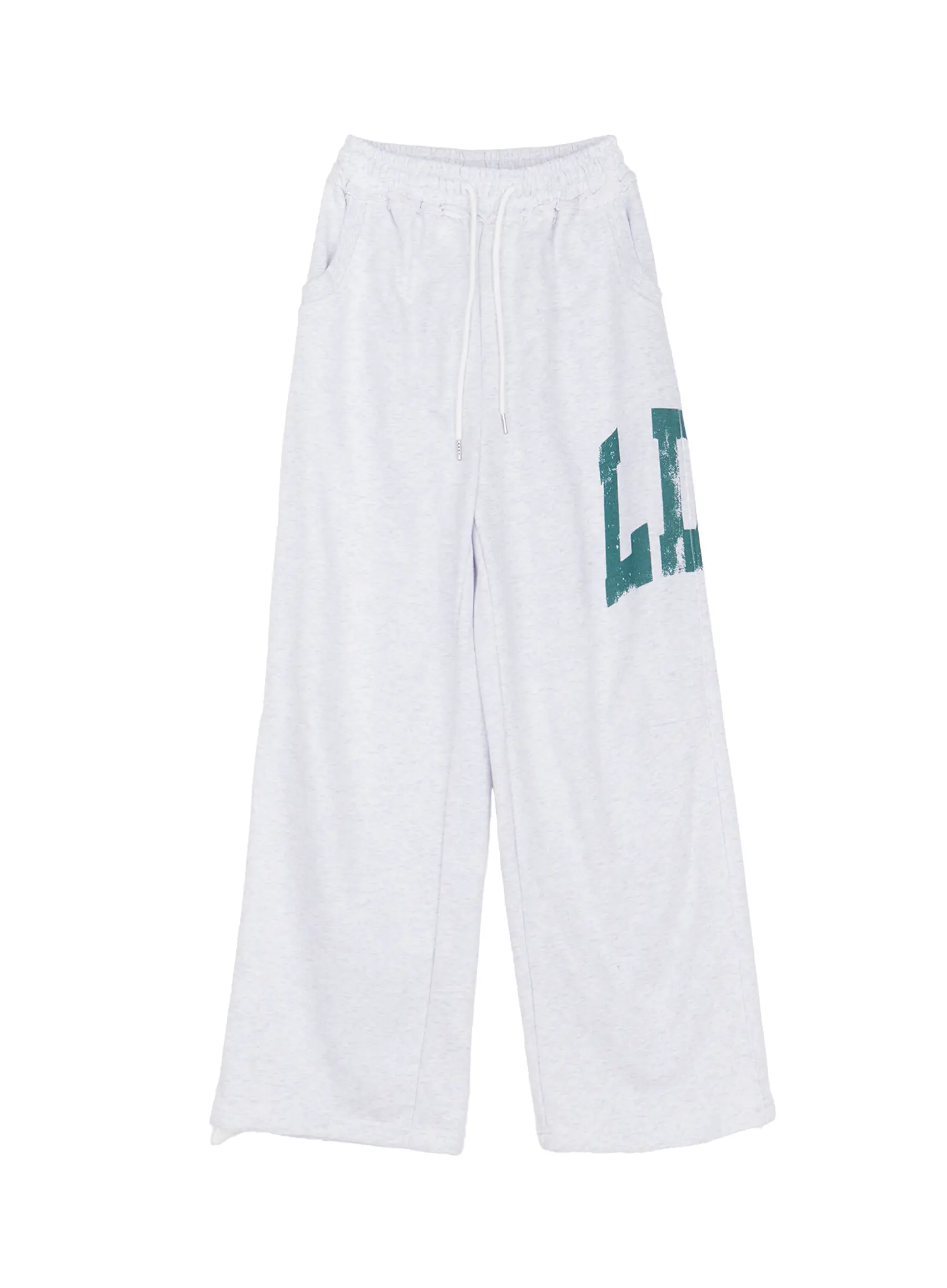 Side Graphic Wide-Leg Sweatpants CO510 - Image 11