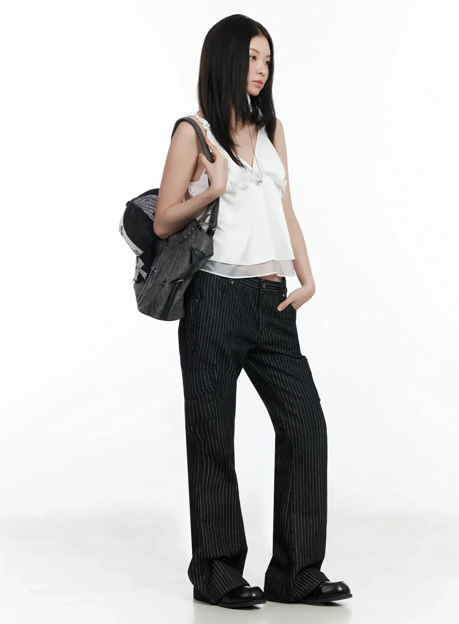 Silky Frill Slip Top IM509 - Image 2