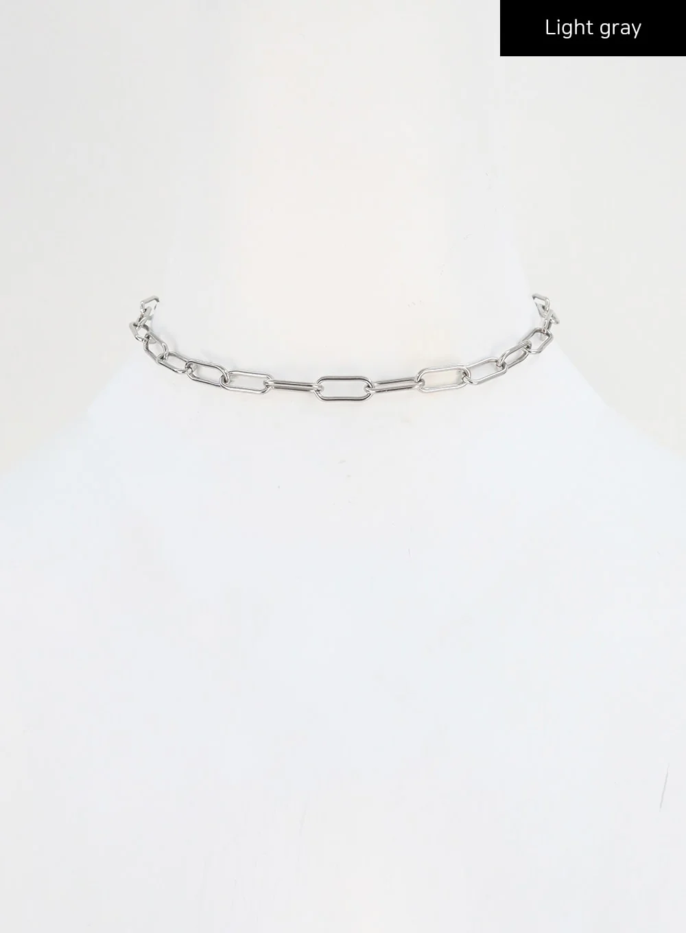 Silver Color Chain Necklace CY323 - Image 4