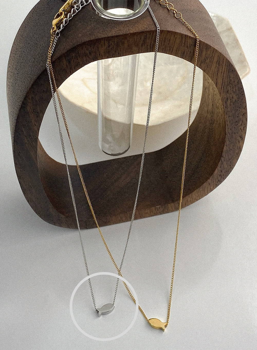 Simple Tail Necklace IA517 - Image 4