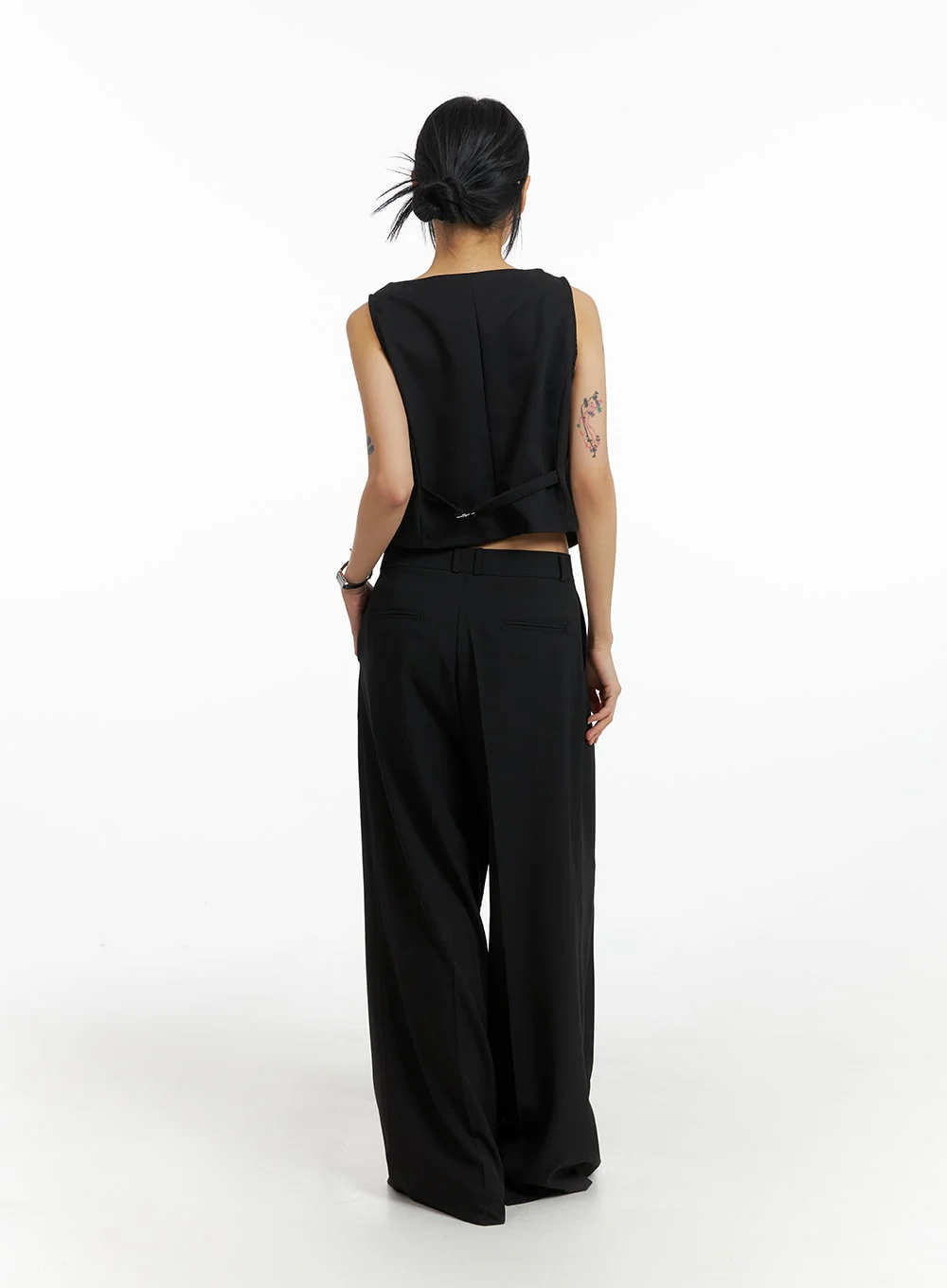 Simple Wide Trousers IM414 - Image 7