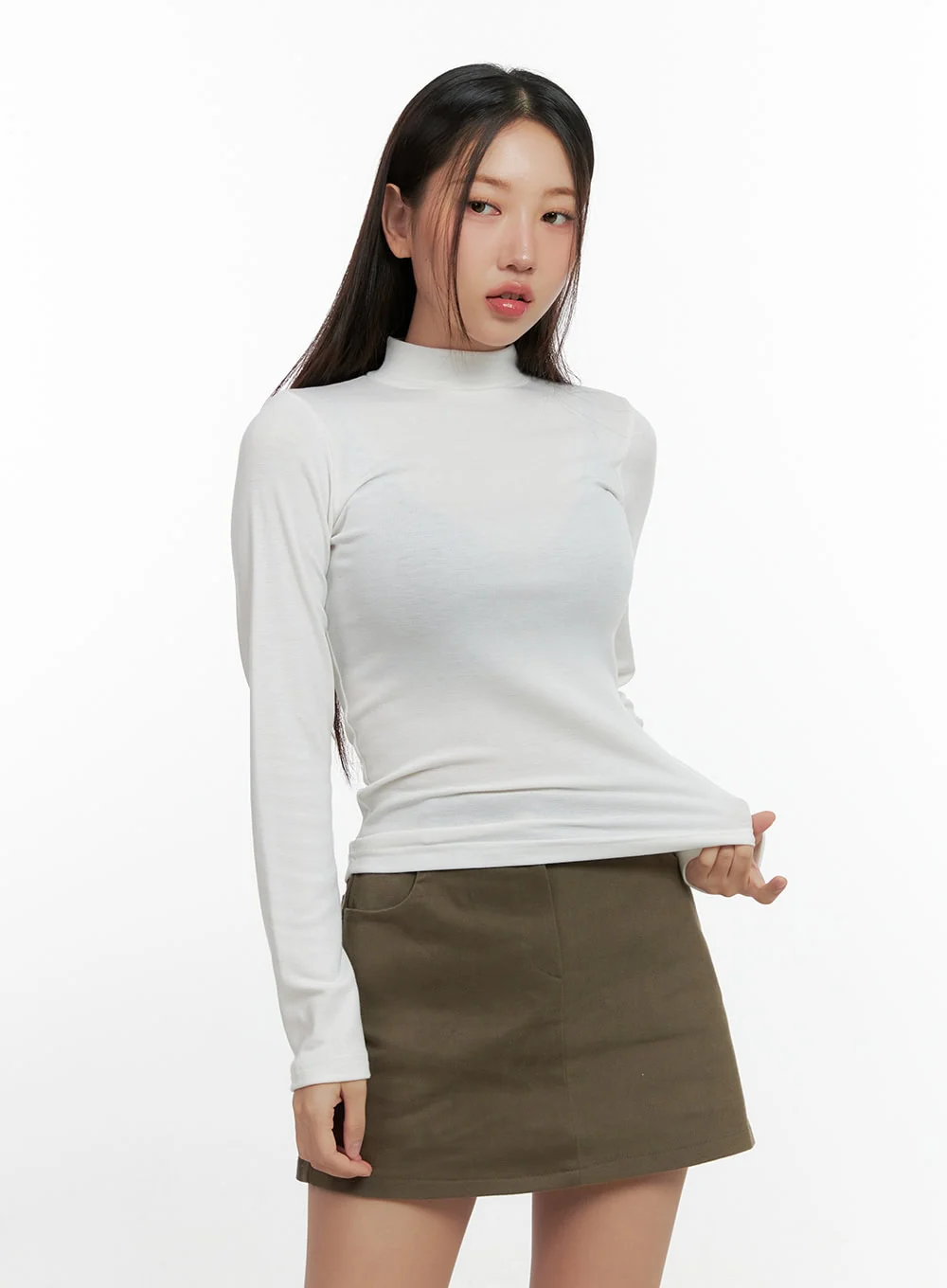 SimplyChic Solid Turtle Neck Top CN412 - Image 8