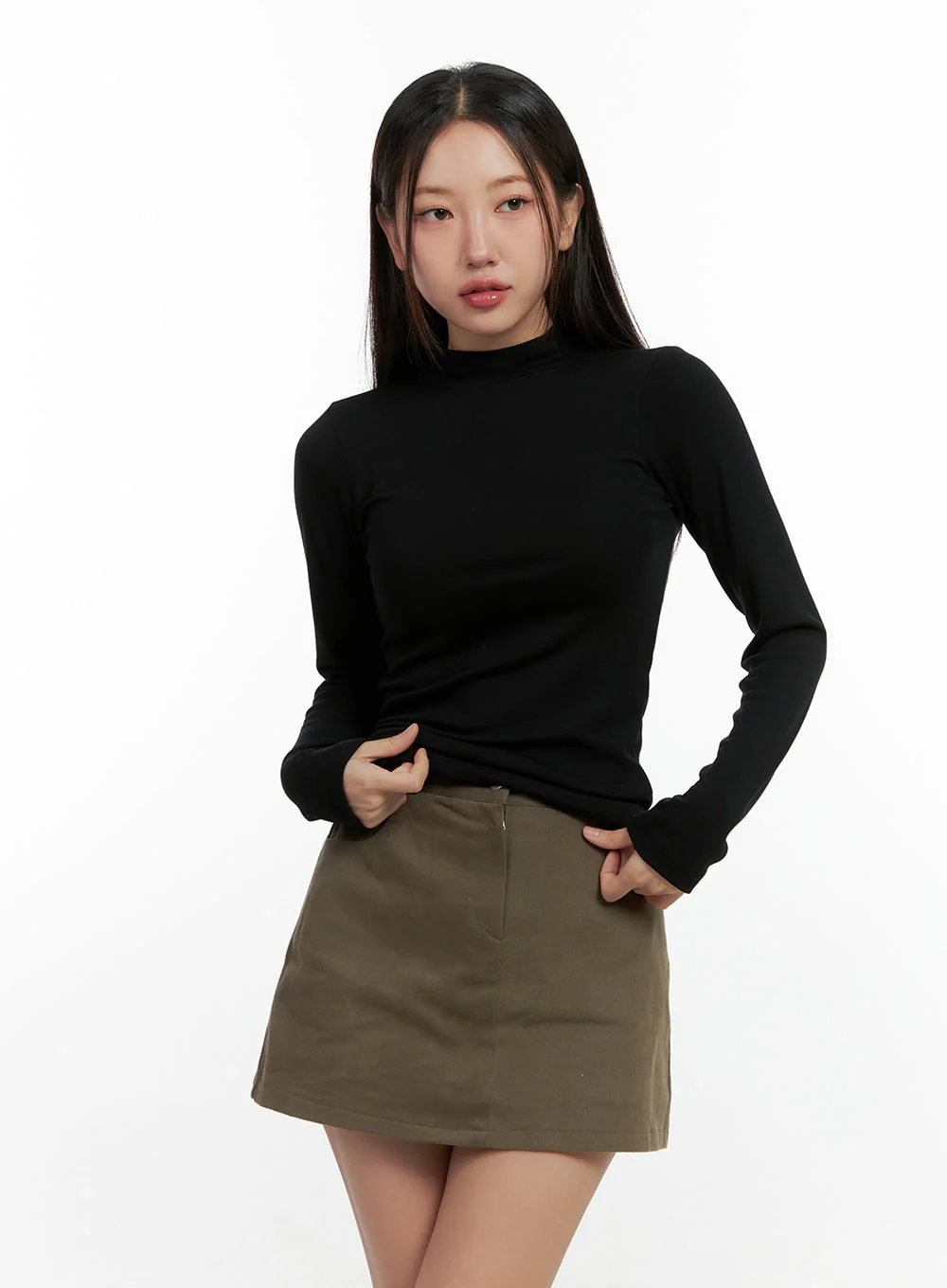 SimplyChic Solid Turtle Neck Top CN412 - Image 9