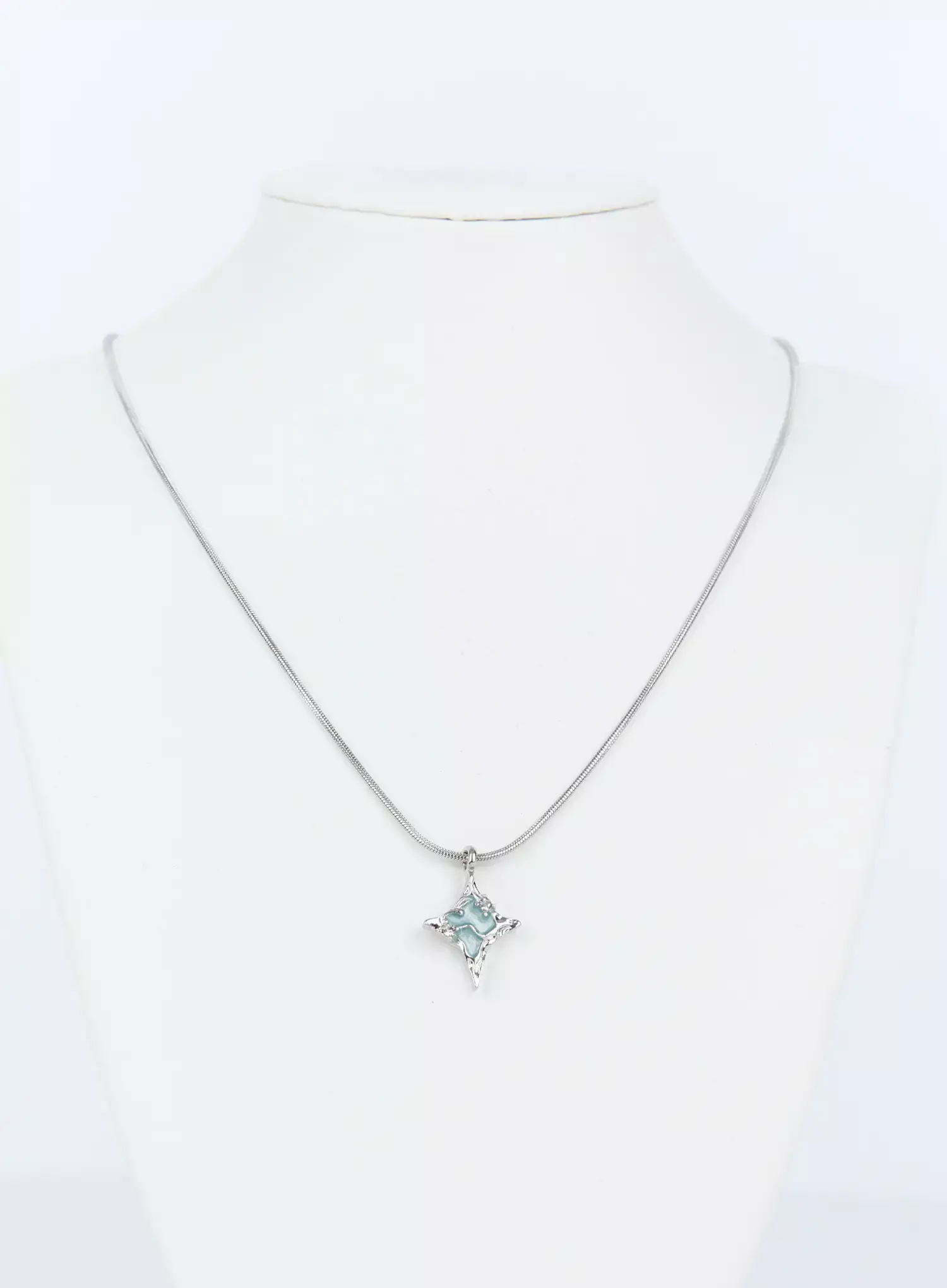 Sky Beaded Layered Necklace IG512 - Image 8
