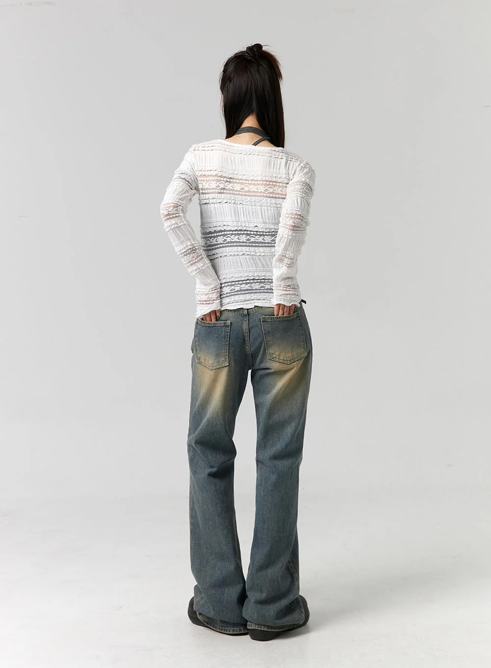 Slim Fit Bootcut Jeans CG330 - Image 11