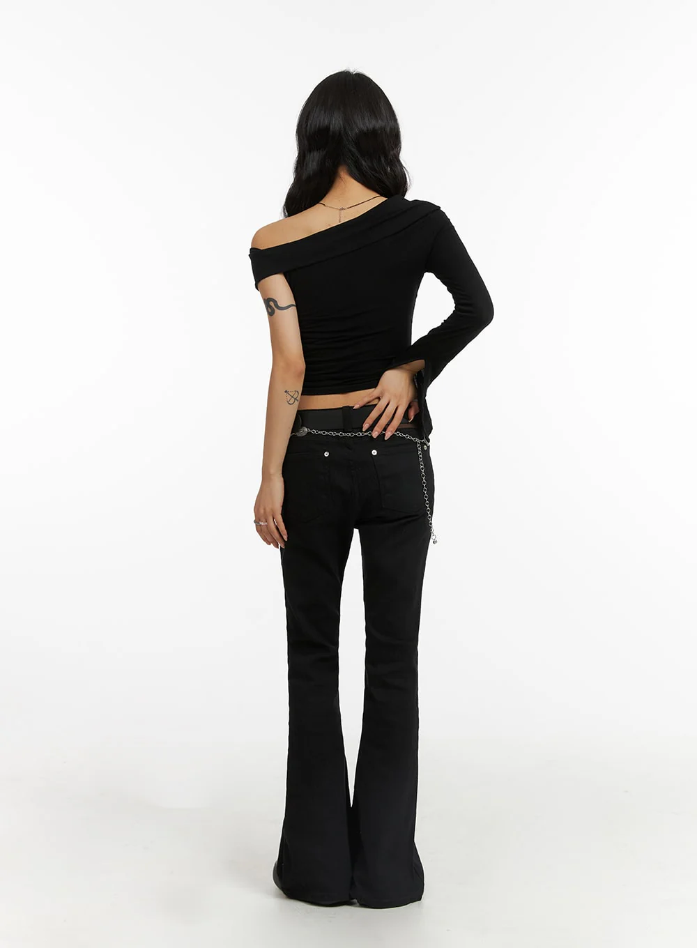 Slim Fit Bootcut Pants CJ416 - Image 7