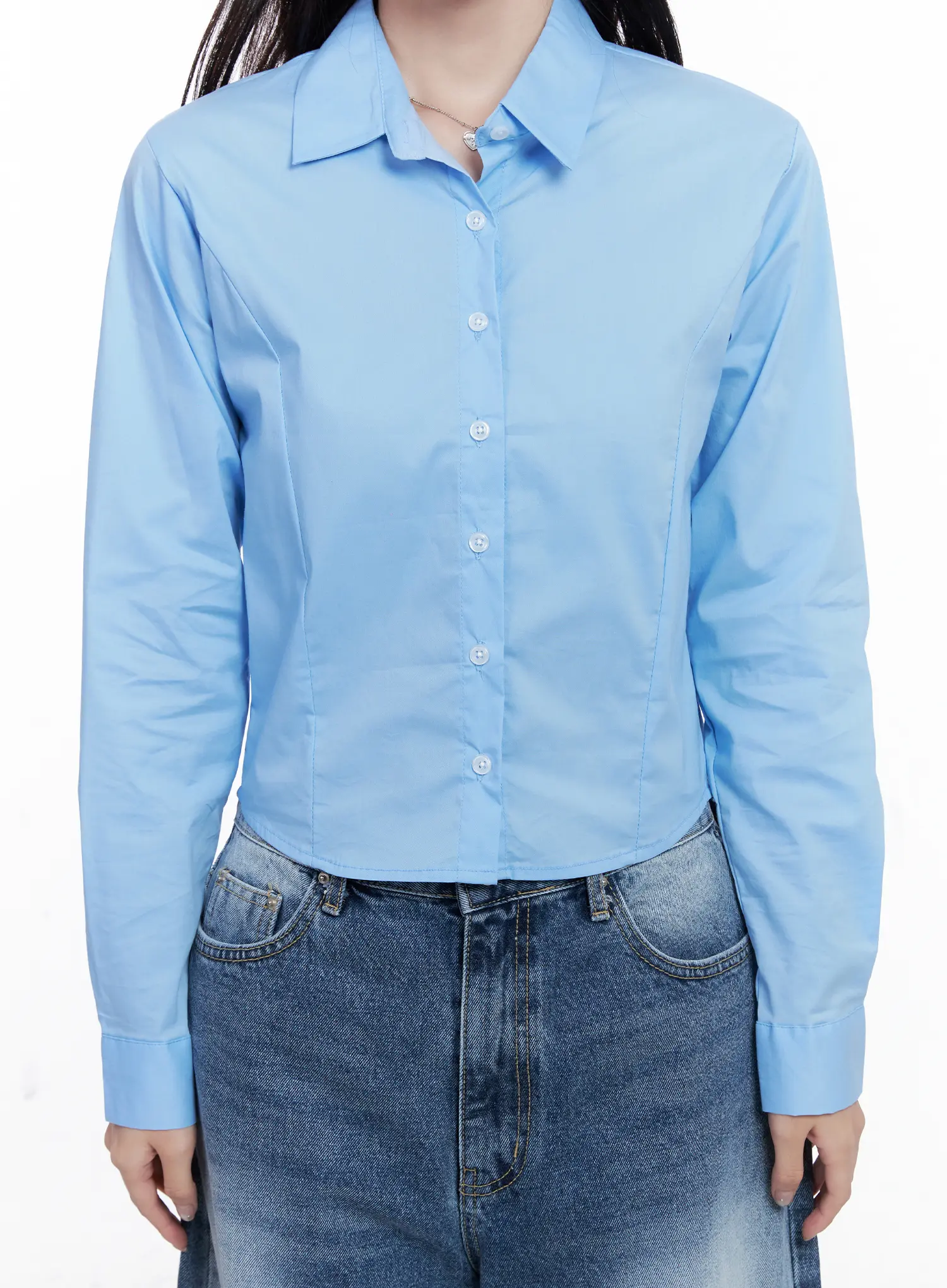 Slim Fit Button-Up Shirt CS519 - Image 3