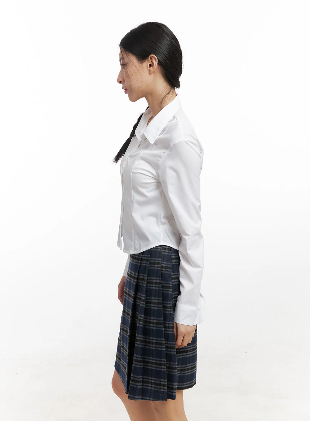 Slim Fit Crop Blouse CN428 - Image 6