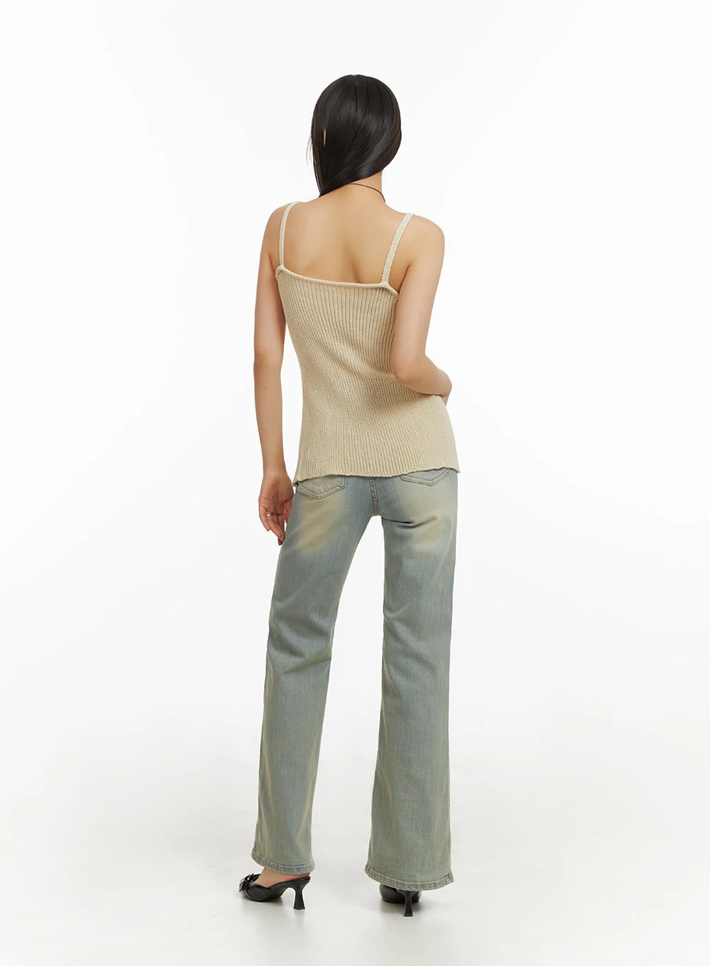 Slit Knit Cami Top IA417 - Image 6