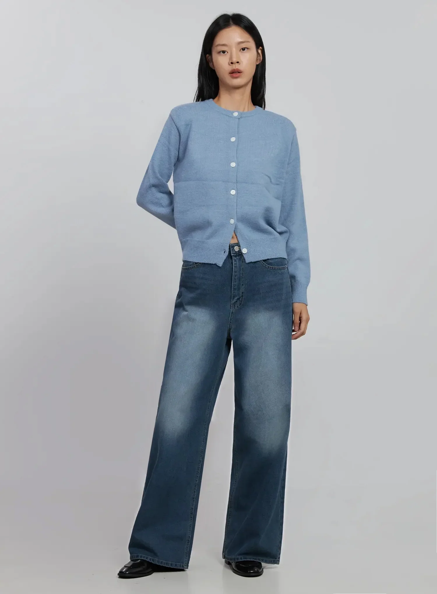Soft Button-Up Cardigan ID516 - Image 3
