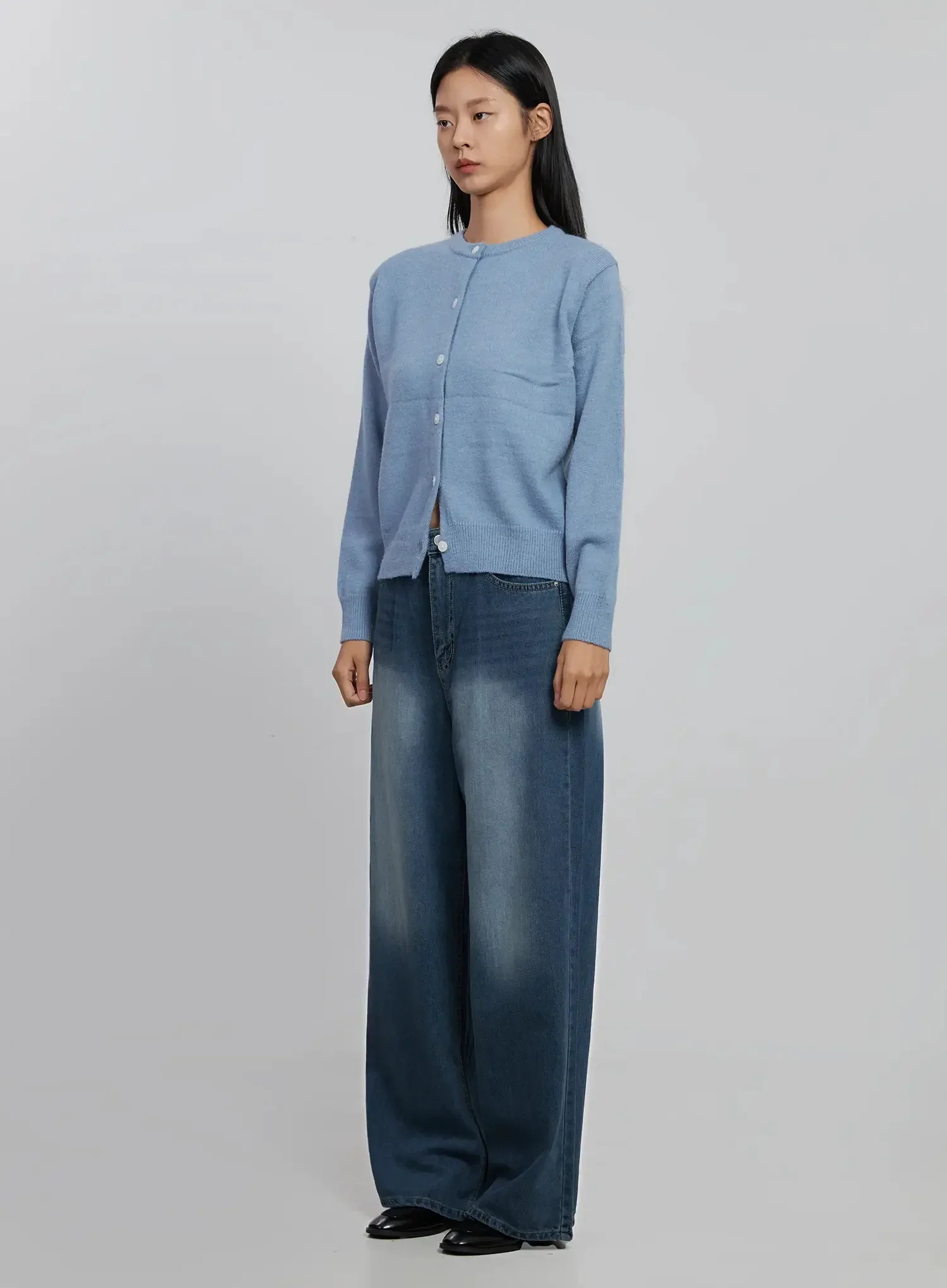 Soft Button-Up Cardigan ID516 - Image 8