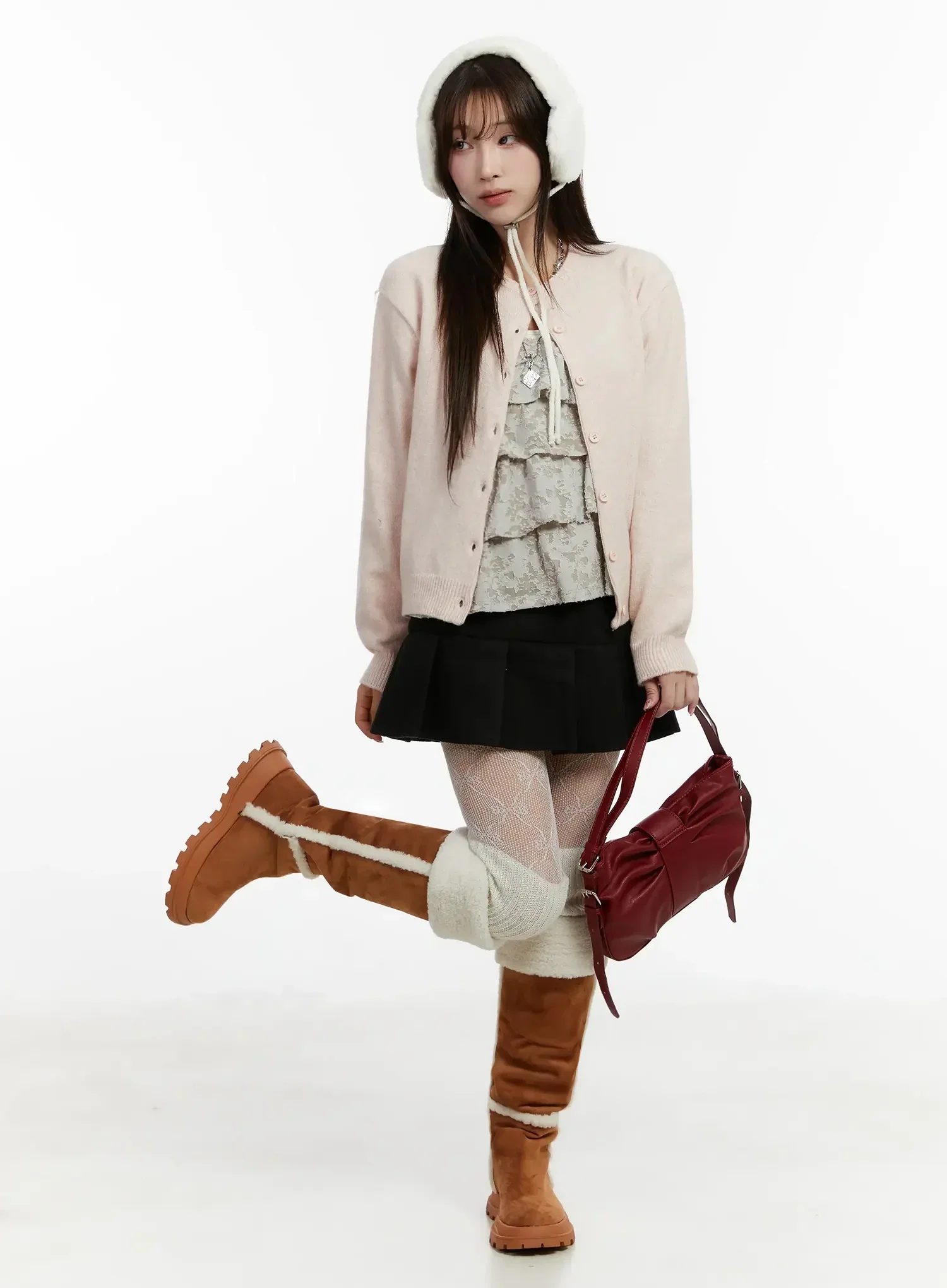 Soft Button-Up Cardigan IJ516 - Image 10