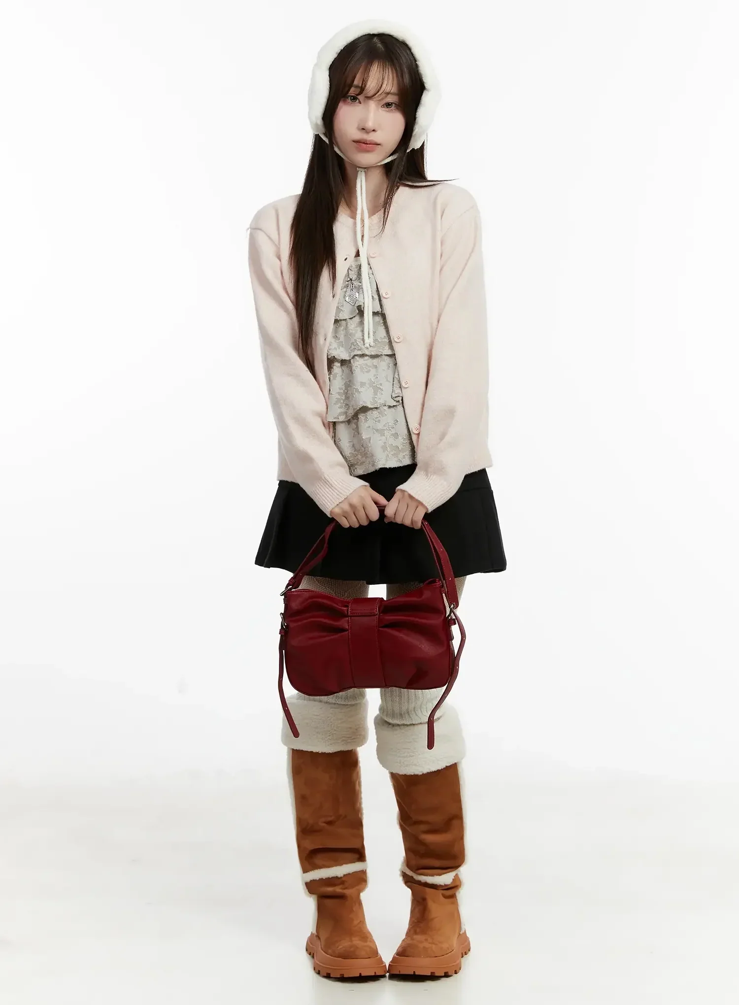 Soft Button-Up Cardigan IJ516 - Image 3