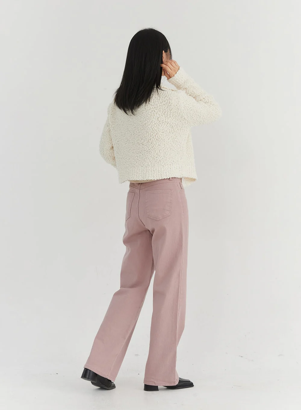 Soft Color Wide Pants ON303 - Image 6