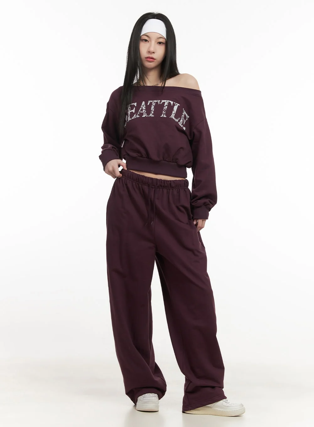 Soft Cotton Graphic Sweatpants CF514 - Image 3