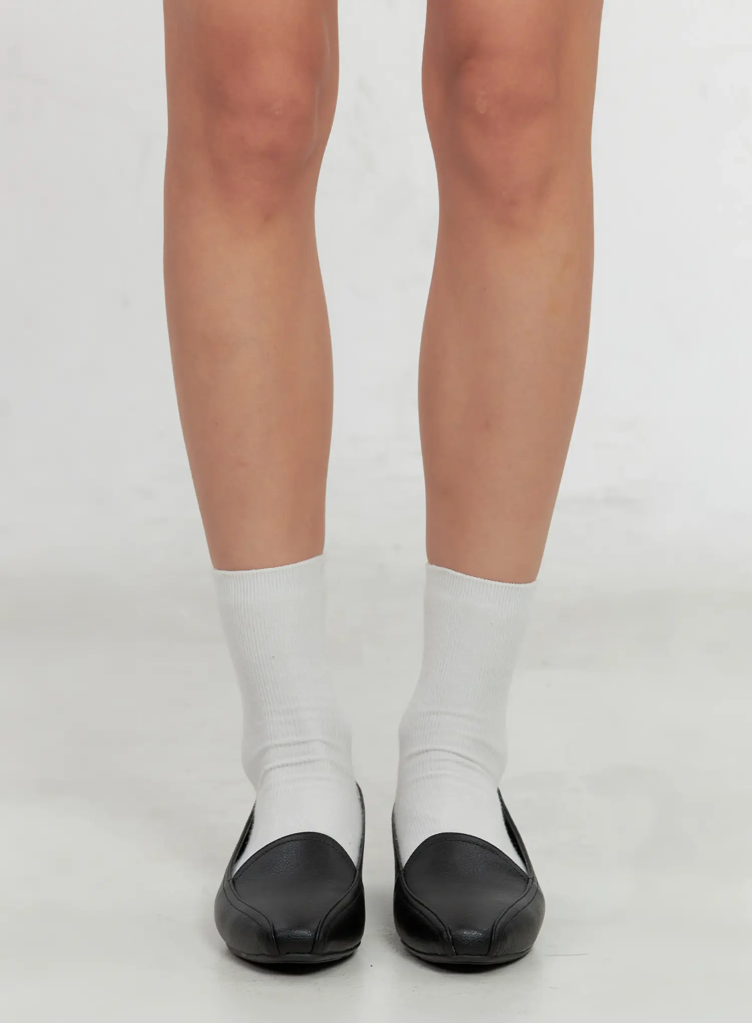 Soft Faux-Leather Loafers IS516 - Image 5