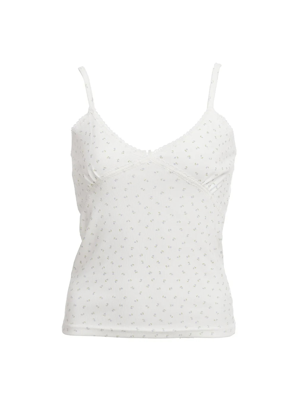 Soft Floral Lace Cami Top IA524 - Image 6