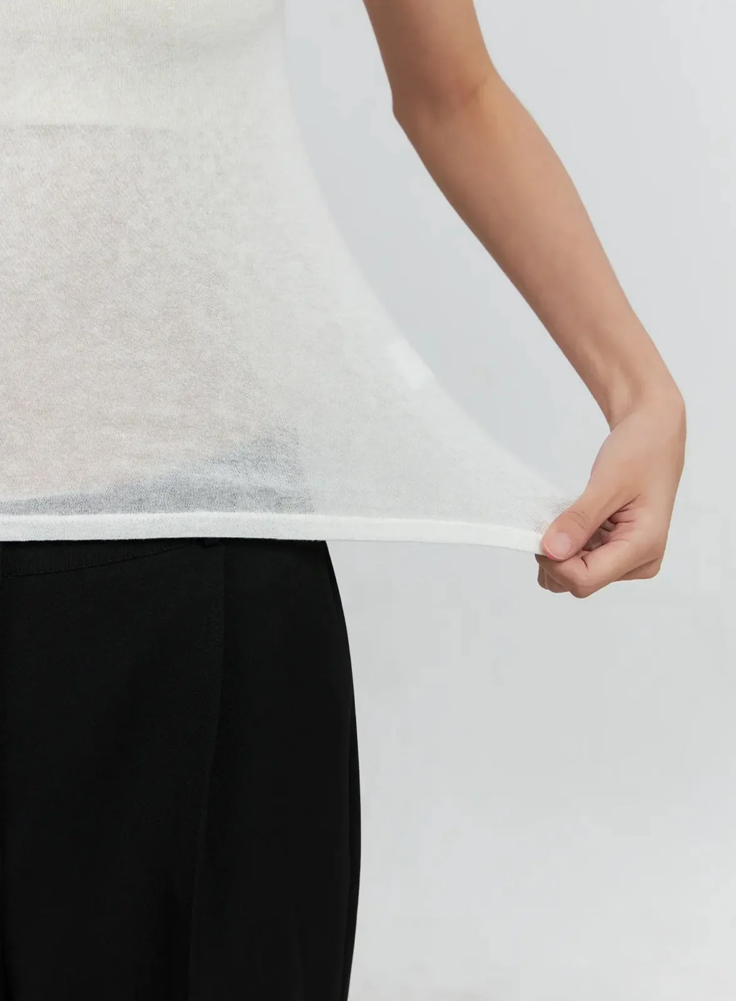Soft Knit Short Sleeve Top IS516 - Image 7