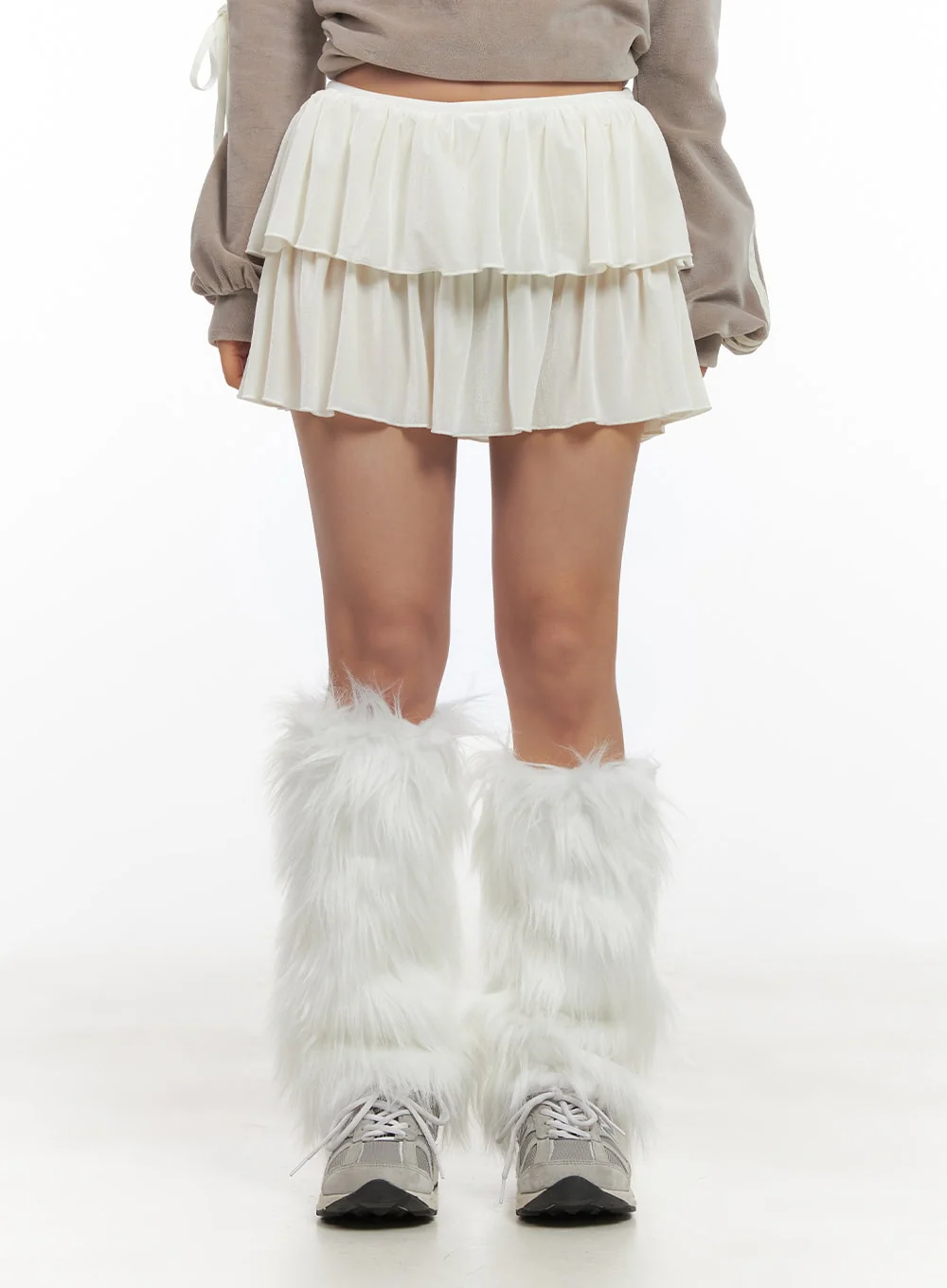 Soft Touch Ruffle Mini Skirt CD411 - Image 7