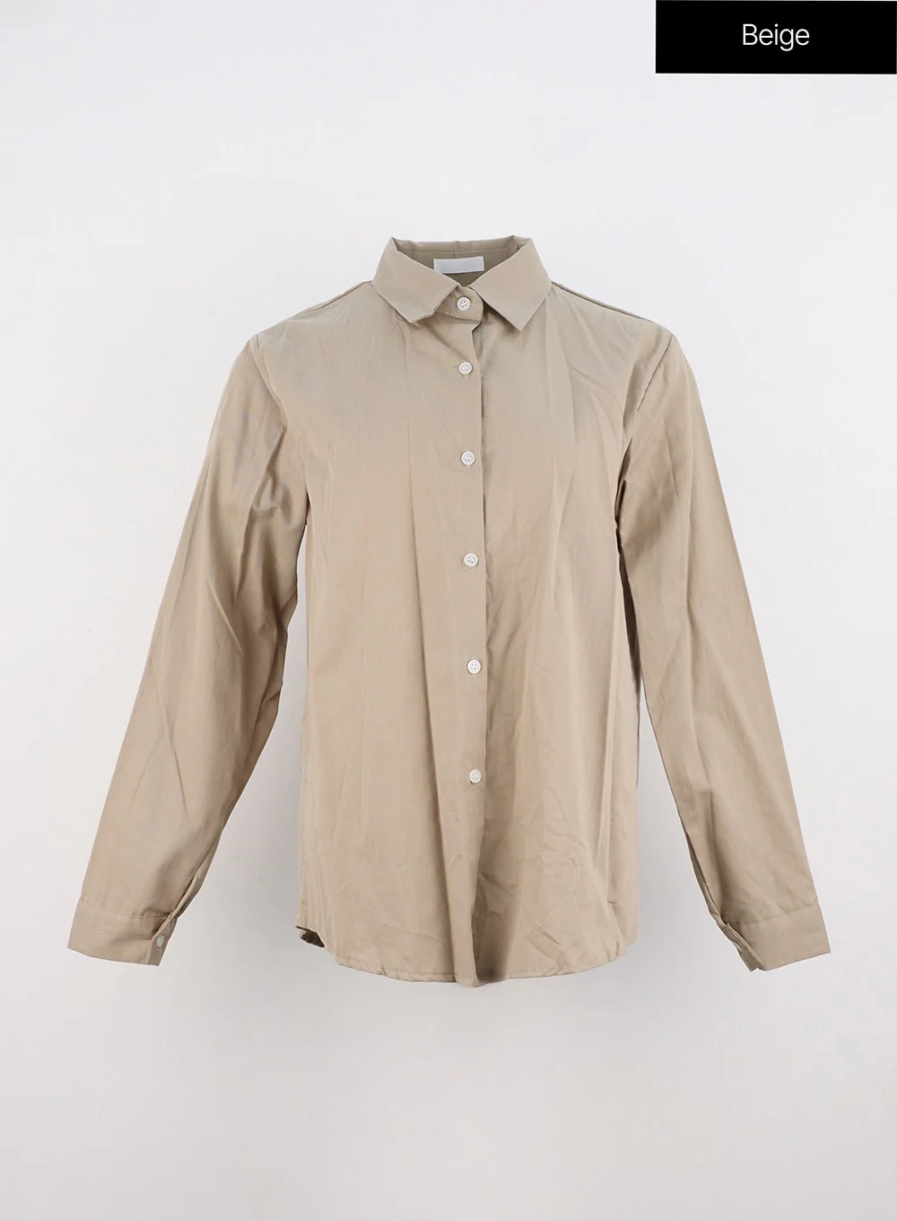Solid Button Down Collar Shirt IO317 - Image 10