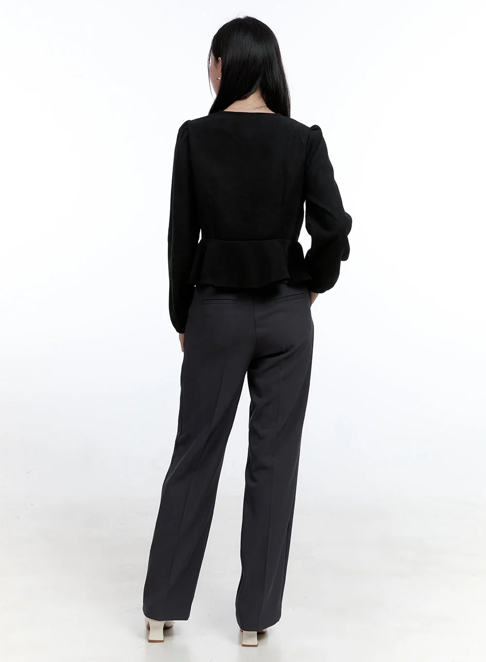 Solid Chic Tailored Pants OO429 - Image 7