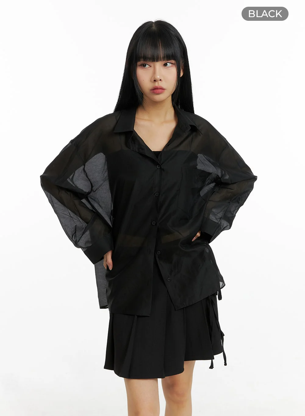 Solid Chiffon Blouse CM406 - Image 6
