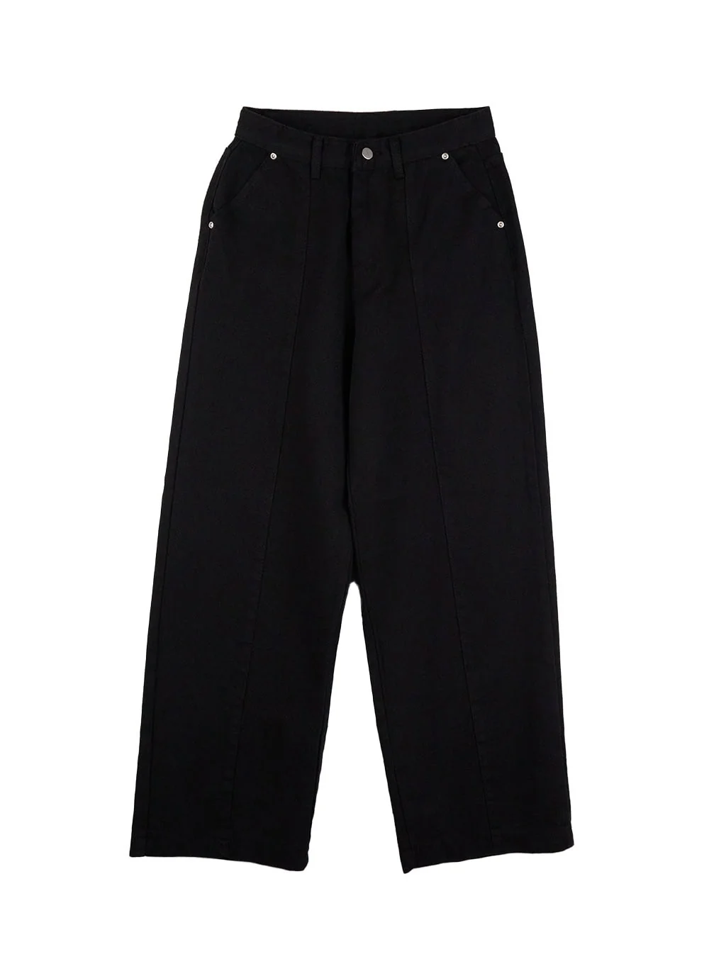Solid Cotton Wide Leg Pants CN408 - Image 8