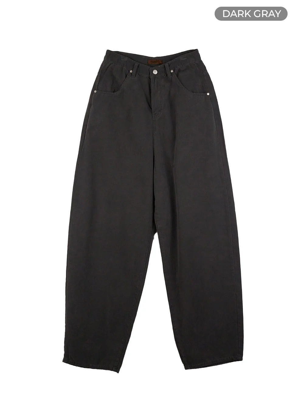 Solid Cotton Wide-Leg Pants CO415 - Image 9