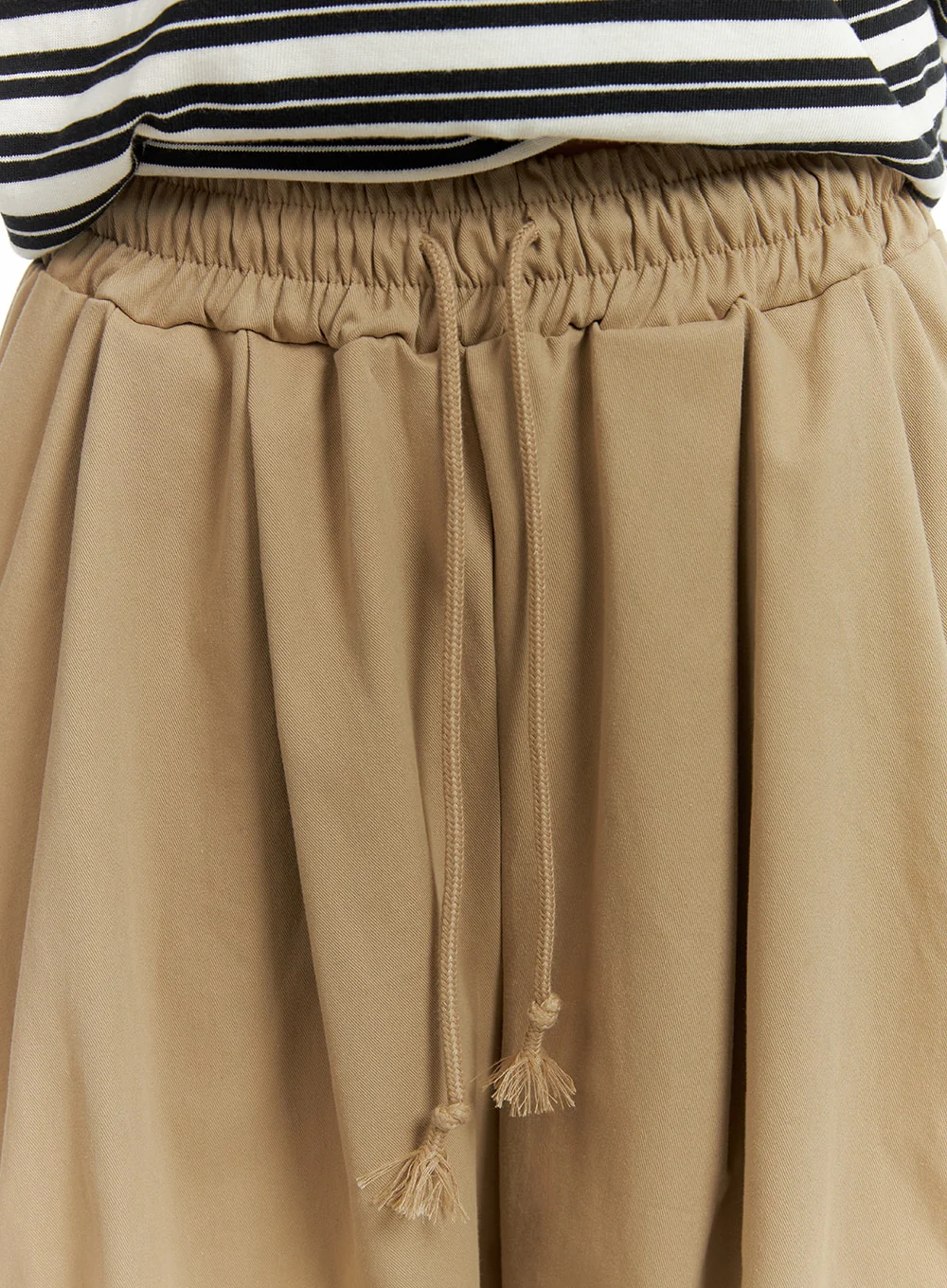 Solid Elastic Waist Trousers CM406 - Image 4