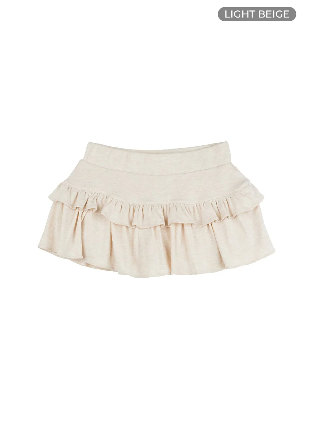 Solid Frill Band Mini Skirt IL409 - Image 10