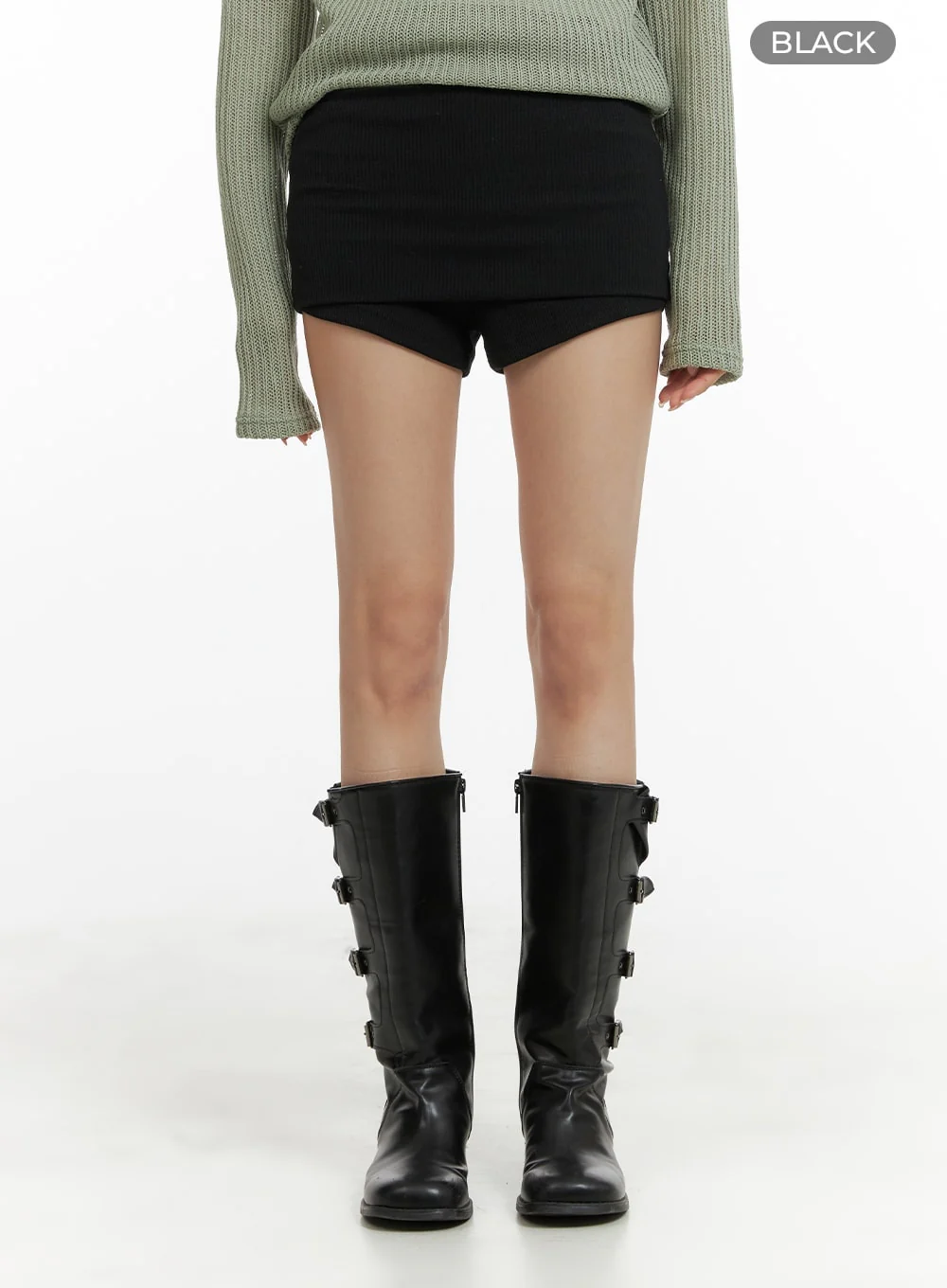 Solid Slim Fit Skort CM426 - Image 6