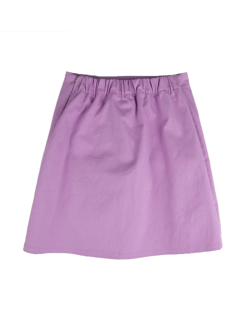 Solid Wrap Cotton Mini Skirt IM406 - Image 13