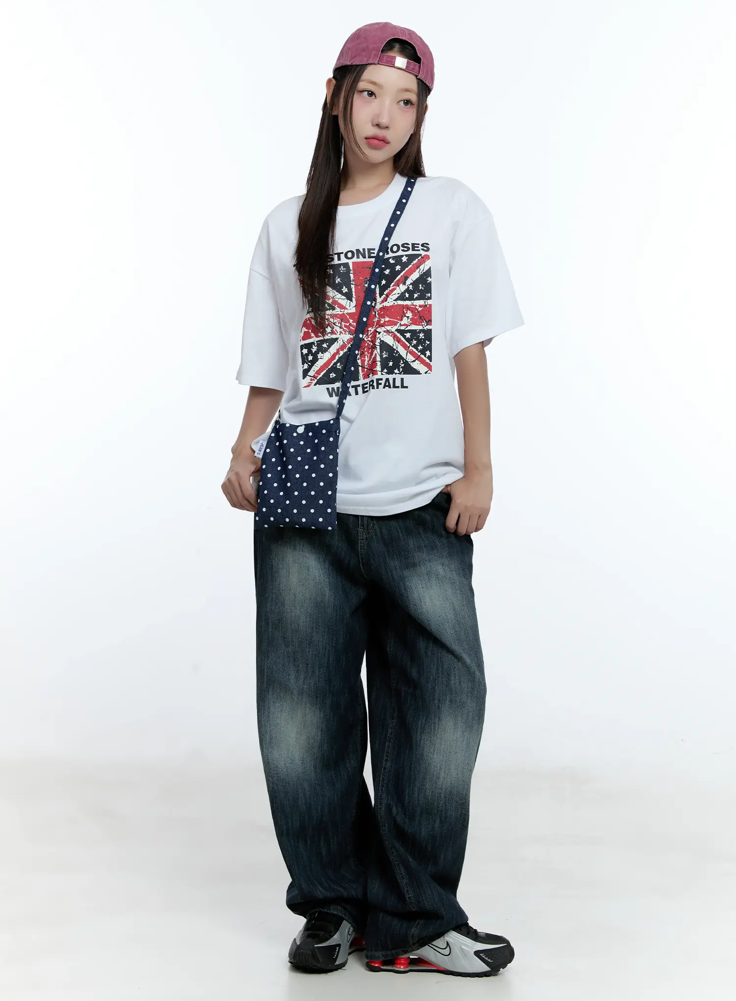 Sooyeon Washed Baggy Jeans CU527 - Image 8