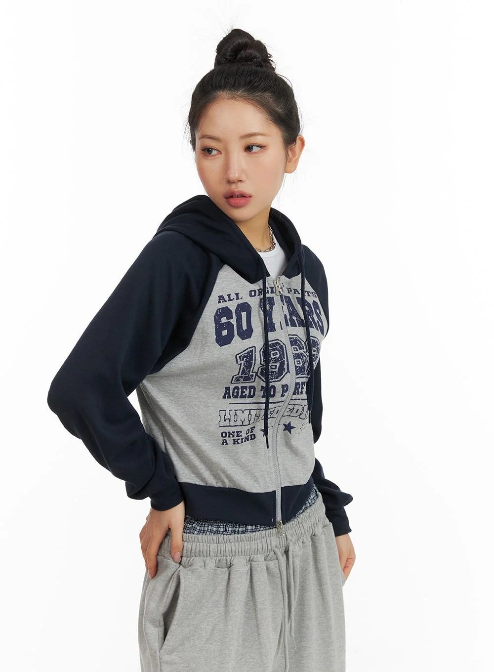 Sporty Chic Varsity Hoodie Jacket CM408 - Image 3