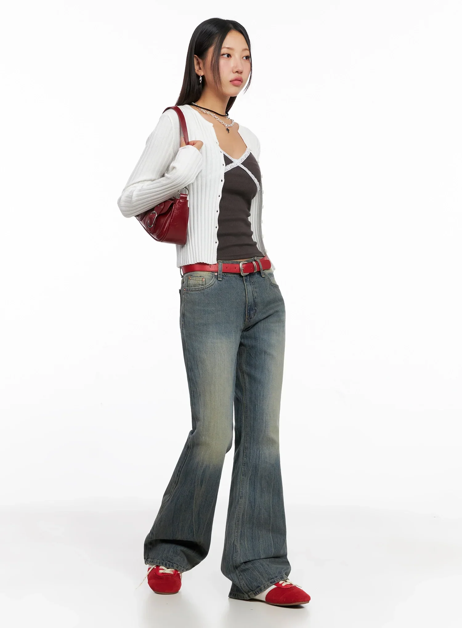 Square Buckle Basic Belt IG527 - Image 4