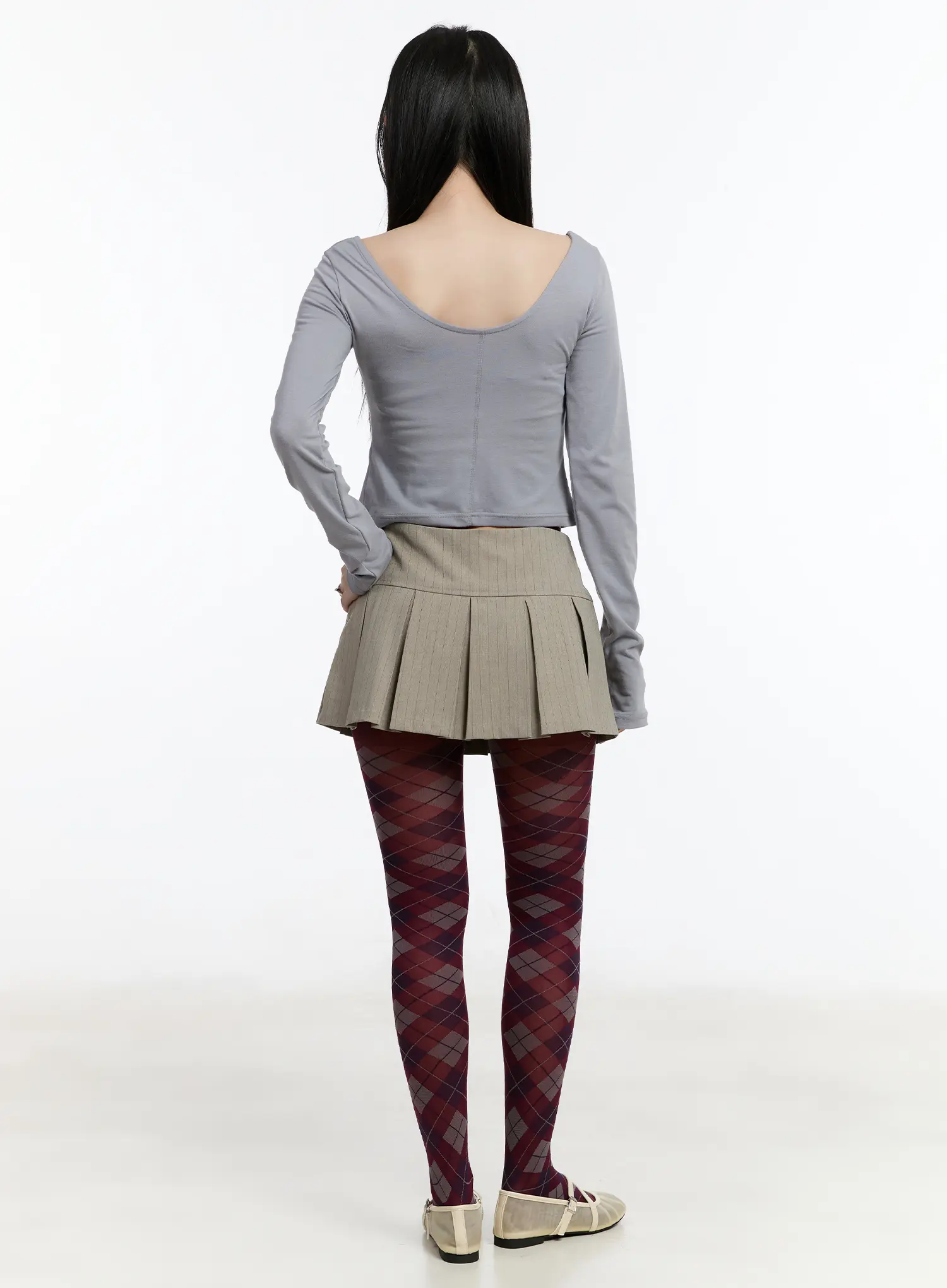 Square Neck Button-Up Crop Cardigan CM511 - Image 5