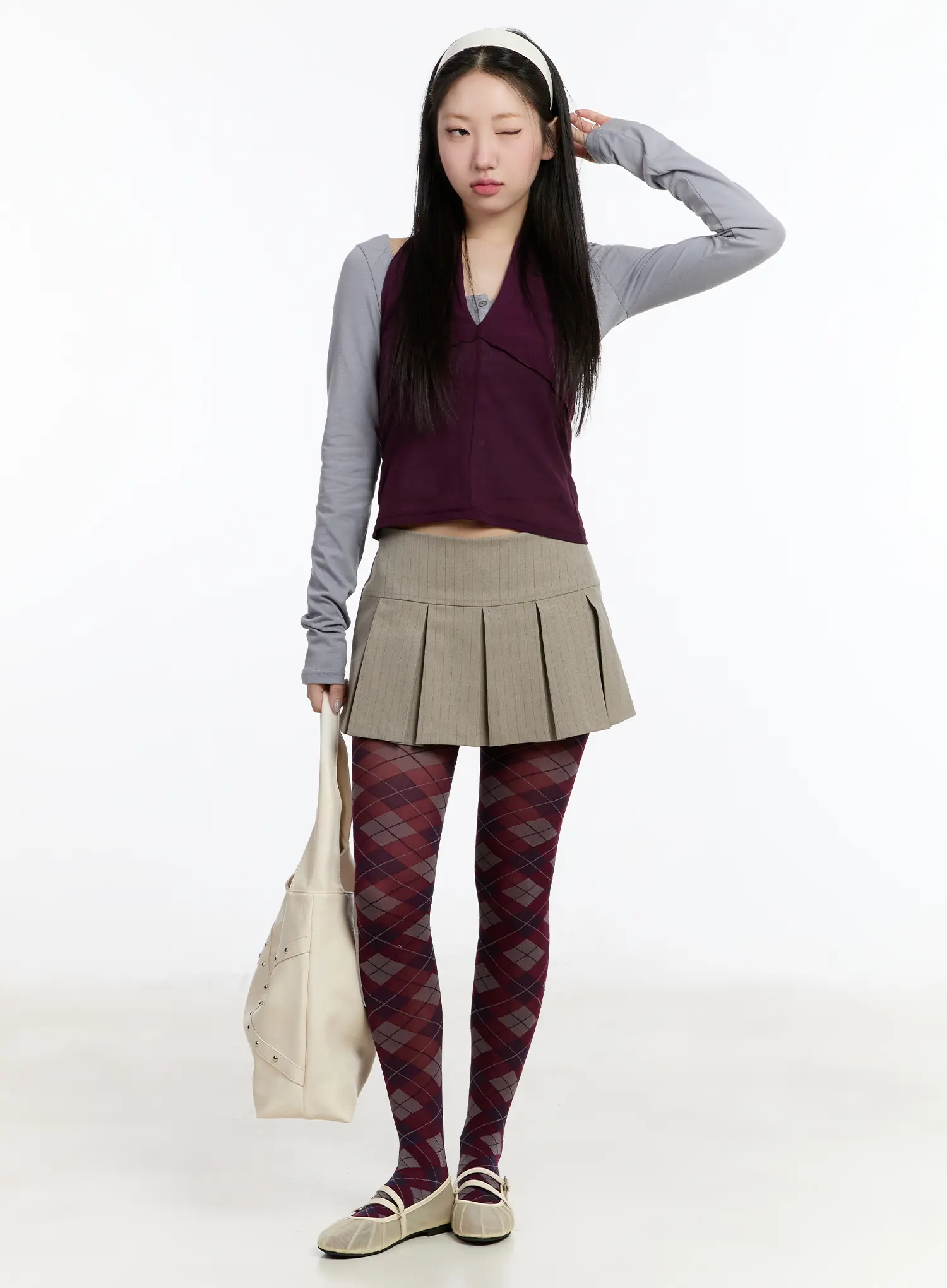 Square Neck Button-Up Crop Cardigan CM511 - Image 7