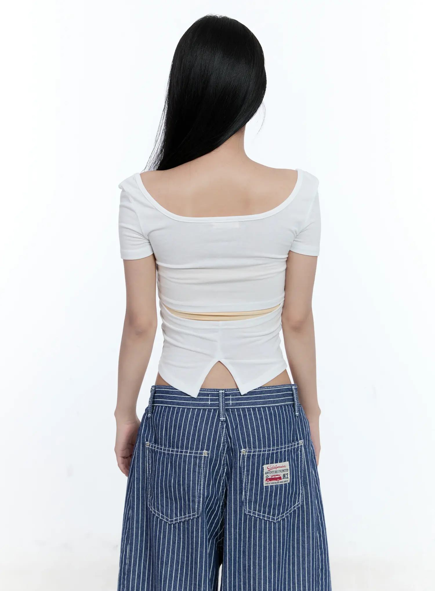 Square-Neck Crop Top CL530 - Image 5