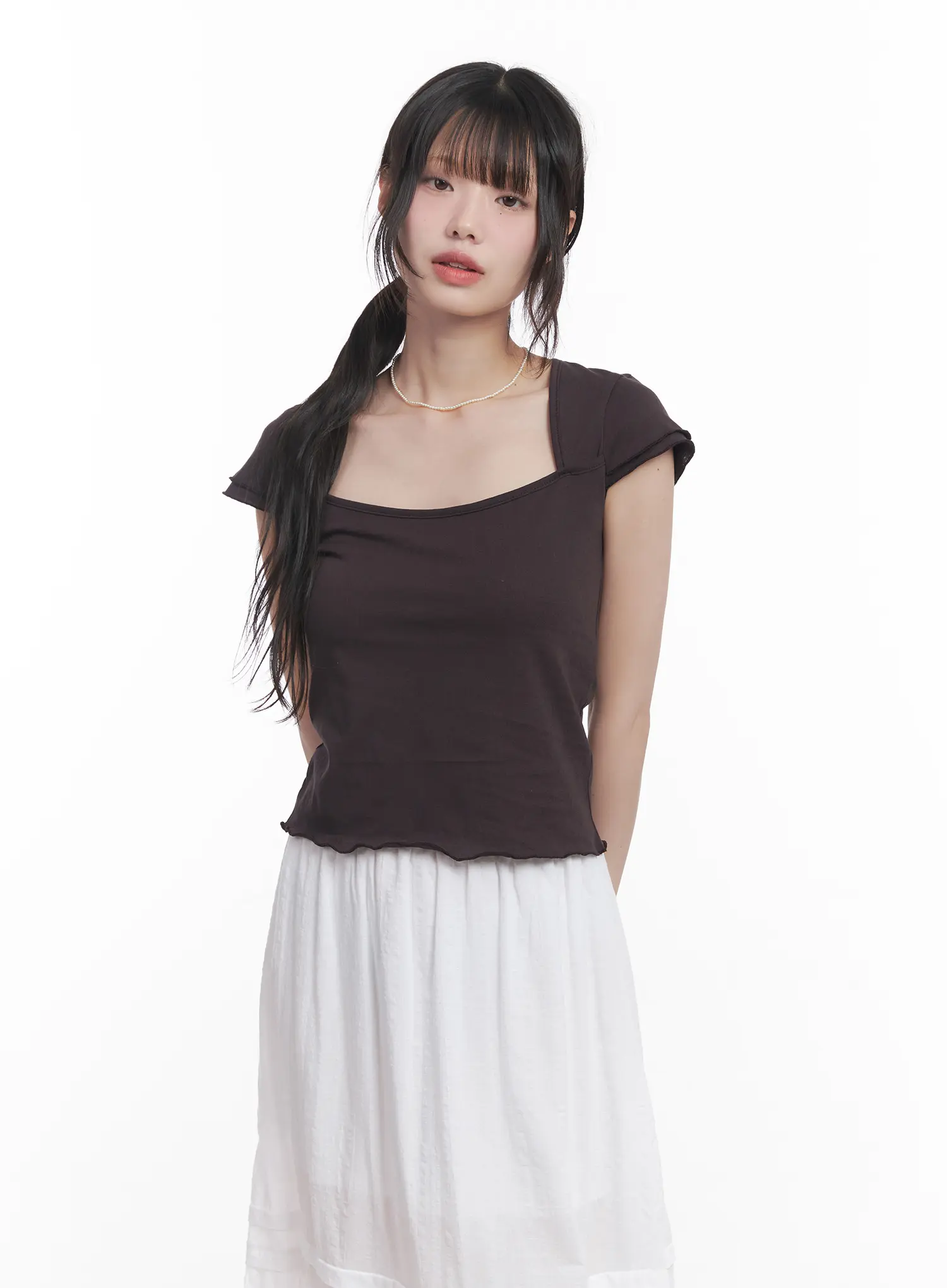 Square Neck Crop Top CU519 - Image 12
