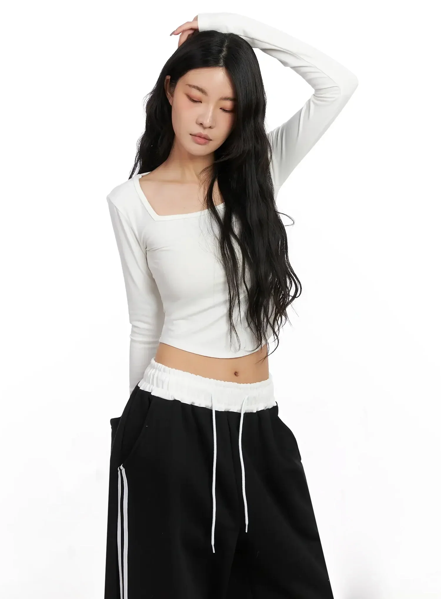Square Neck Crop Top IN528 - Image 6